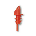 Fluorescent Red Plastic Speed Bottle Pourer